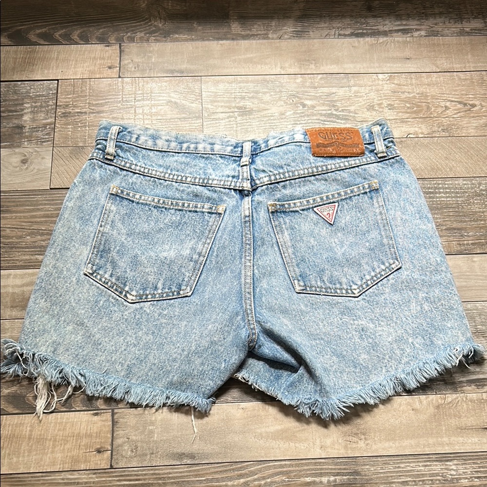 Guess Blue Jean Shorts Vintage Style